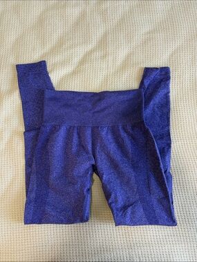 Amazon Women's Purple High-Waist Athletic Bike Shorts